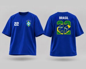Camiseta BRASIL 22 Oversized - Imagem 3